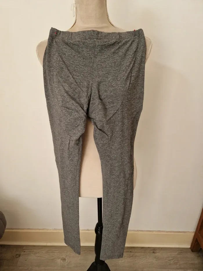 Legging gris chiné h&m taille s - photo numéro 2