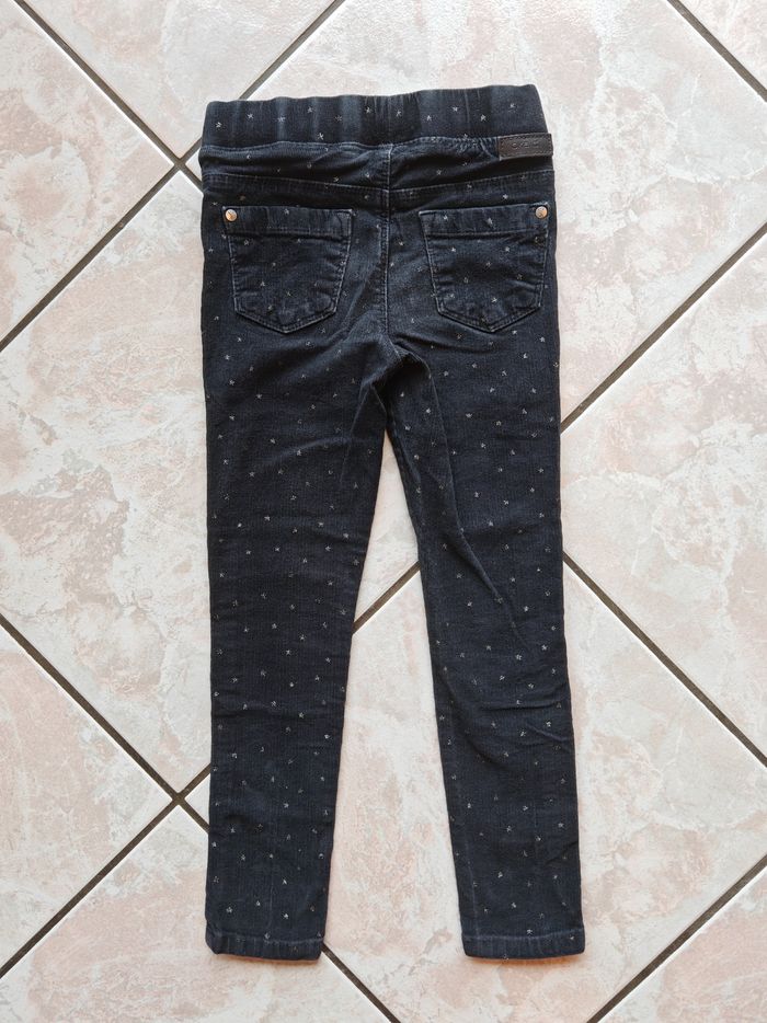 Tregging velours anthracite Okaïdi 5 ans - photo numéro 2