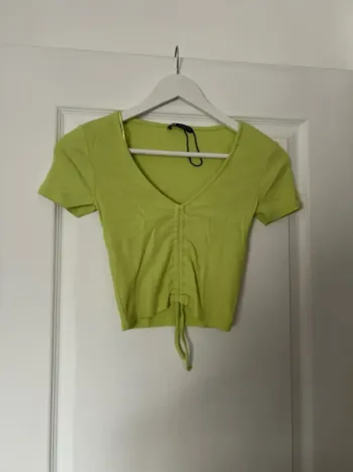 Top vert anis Zara