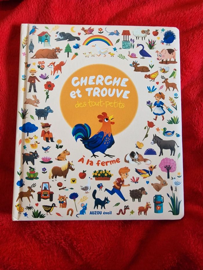 Livre cherche et trouve des tout petits à la ferme