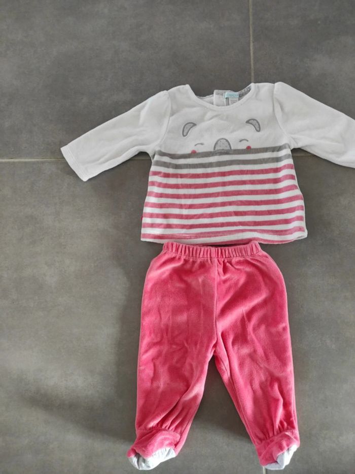 Pyjama 2 pièces Obaïbi 6 mois - photo numéro 2