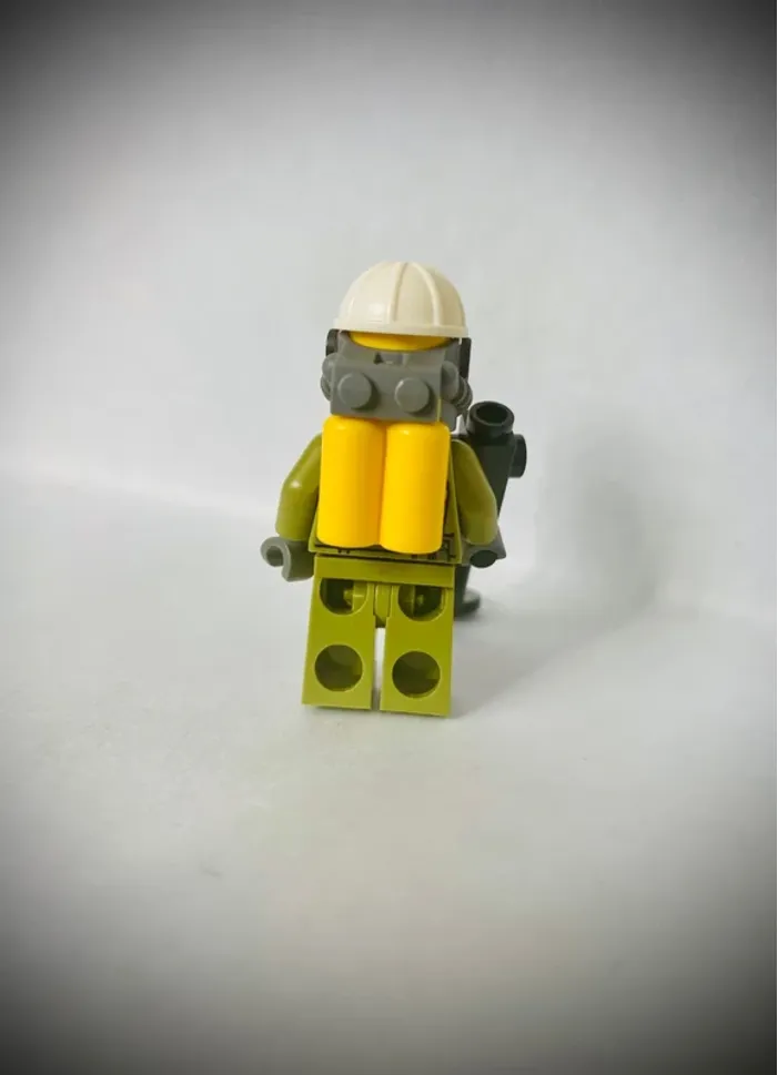 Minifigurine LEGO City cty0682 - Explorateur Volcanique - Très bon état - photo numéro 3