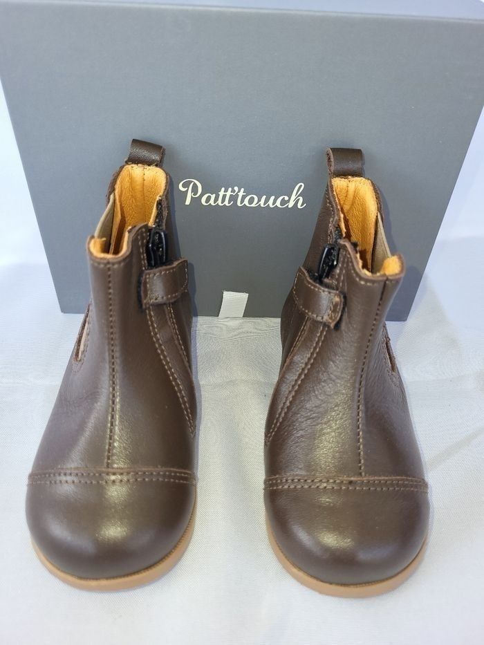 Bottines en cuir marron Point 21 Made in 🇨🇵 - photo numéro 3
