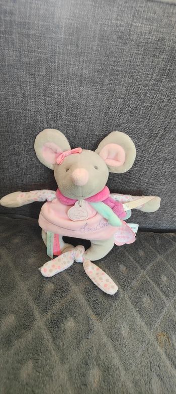 Hochet souris doudou et compagnie