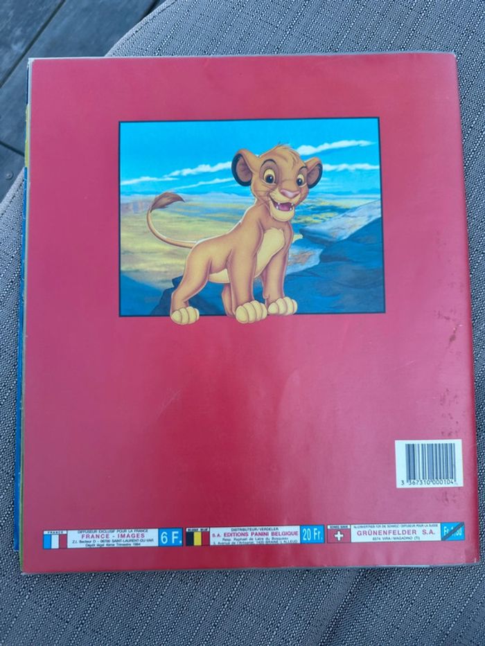 Album Panini complet Disney Le Roi Lion + poster + bon de commande stickers autocollants - photo numéro 2