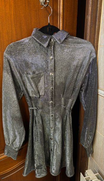 Robe argenté