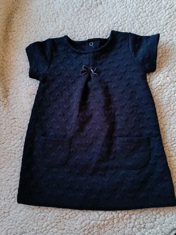 robe tricot manche courte 12 mois