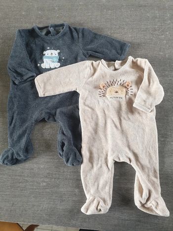 Lot pyjama bébé