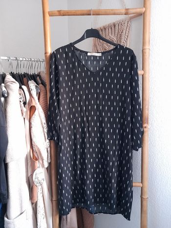 Robe noire à motifs Cerise Blue taille S/M