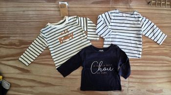 Lot t-shirt 3 mois