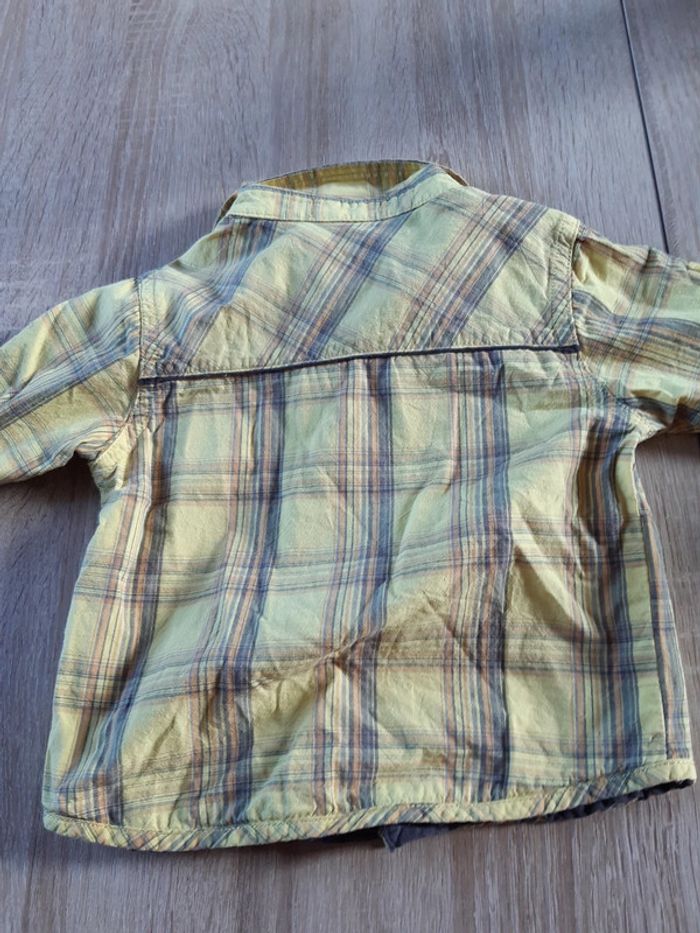 Chemise avec manches longues 6mois - photo numéro 3