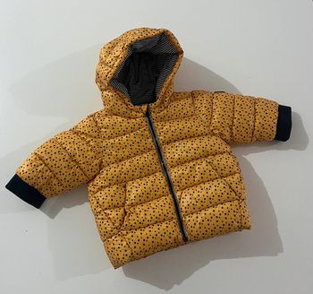 Doudoune à capuche jaune étoile - 6 mois - Petit Bateau