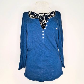 T-shirt bleu phildar