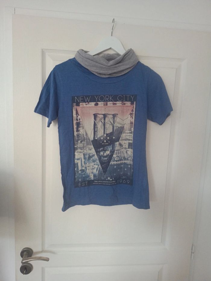 T-shirt col roulé taille 12-13 ans rebel