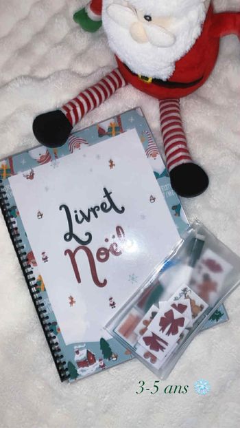 Livret d’activité de Noël 3-5 ans maternelle
