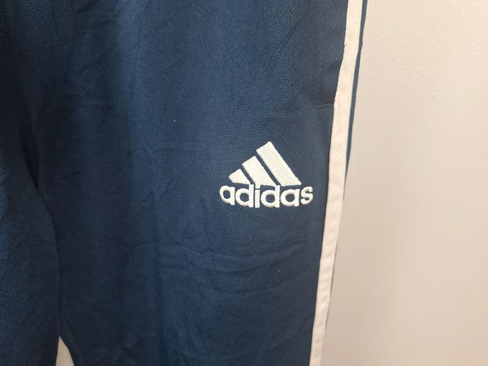 jogging Trackpant adidas bleu foncé / logo brodé taille 14/16 ans (492) - photo numéro 3