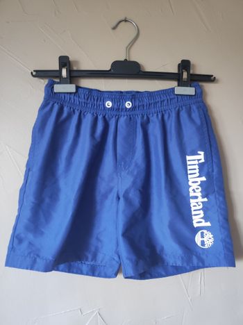 Short de sport Timberland bleu taille 12 ans