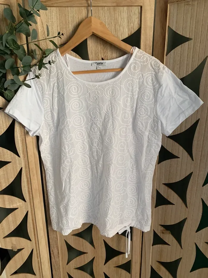 Blouse xl neuve blanche - photo numéro 3