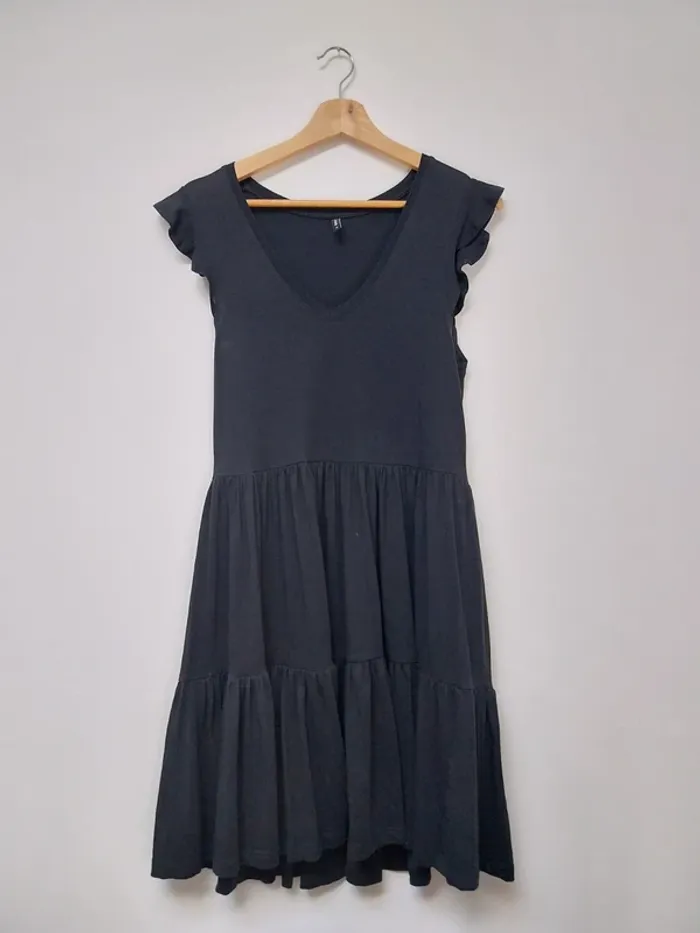Robe noire en coton Only S
