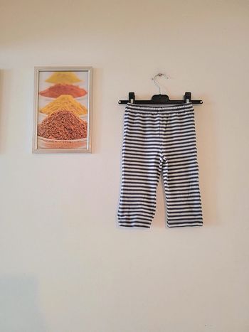 Petit legging rayé tex baby Taille 12 mois