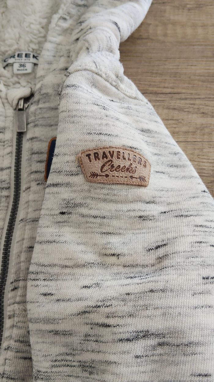 Veste chaude zippée 36 mois - photo numéro 3