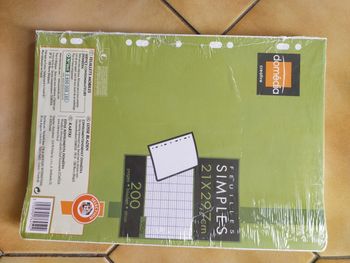 200 feuilles simples mobiles