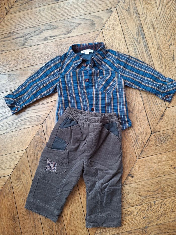 Magnifique ensemble kenzo kids 12 mois