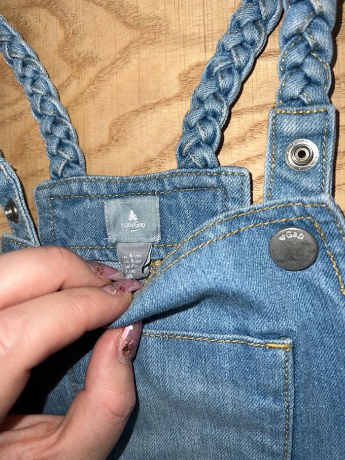 Salopette en jean 5 ans gap fille été short - photo numéro 4