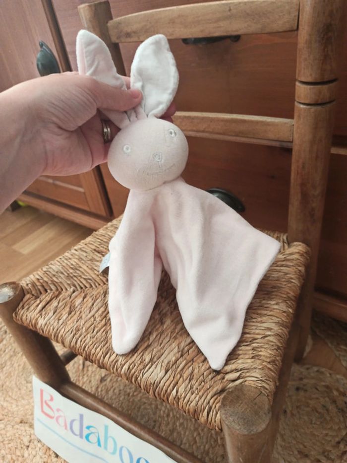 Doudou lapin Bambino rose tbe - photo numéro 4