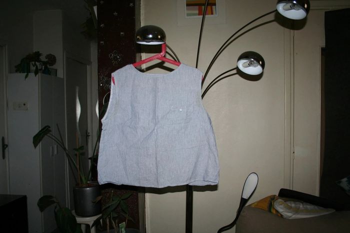 🌸Top crop lin Taille 40 "La Redoute Essentiel " Neuf 🌸