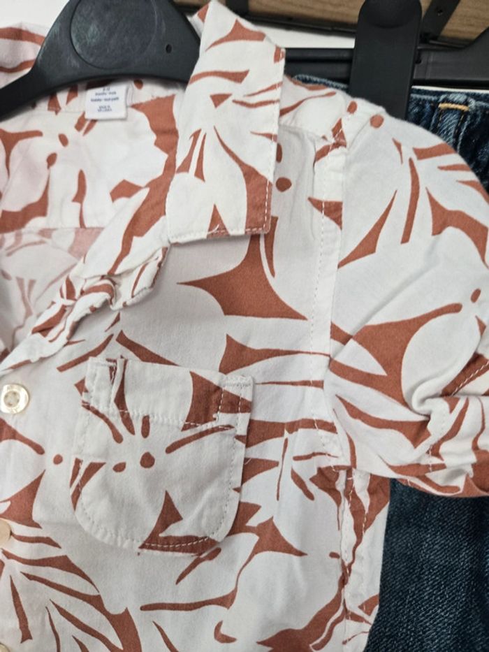 Ensemble gap chemise et short 6/12 mois - photo numéro 3