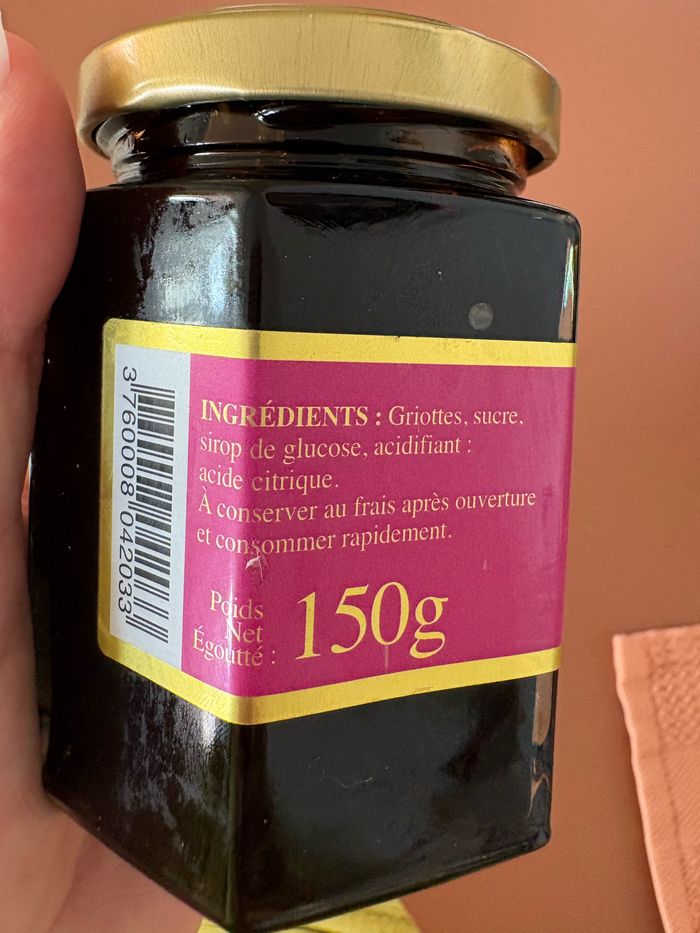 Griottes confiture au sirop - photo numéro 3