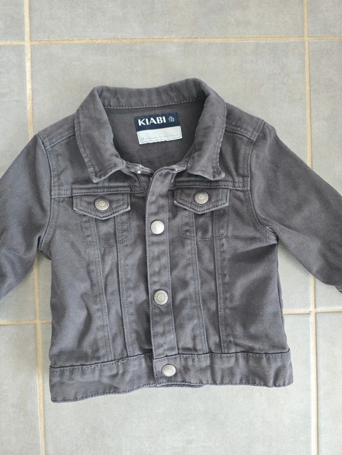 Veste en jean grise - photo numéro 3