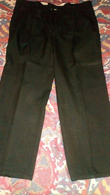 Pantalon homme gris foncé taille 48