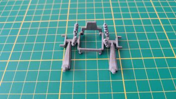 Suspension arrière pièce détachée miniature Bburago Burago Jaguar type E 1961 1/18 1/18e 1/18ème #D3