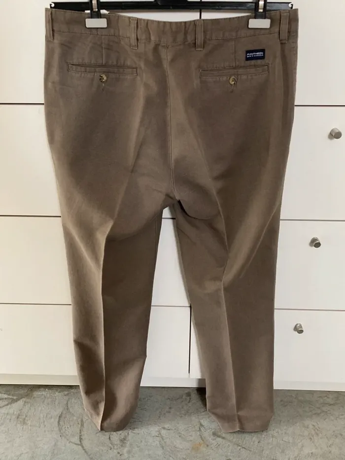 Magnifique pantalon en coton et en lin || taille XL - photo numéro 2