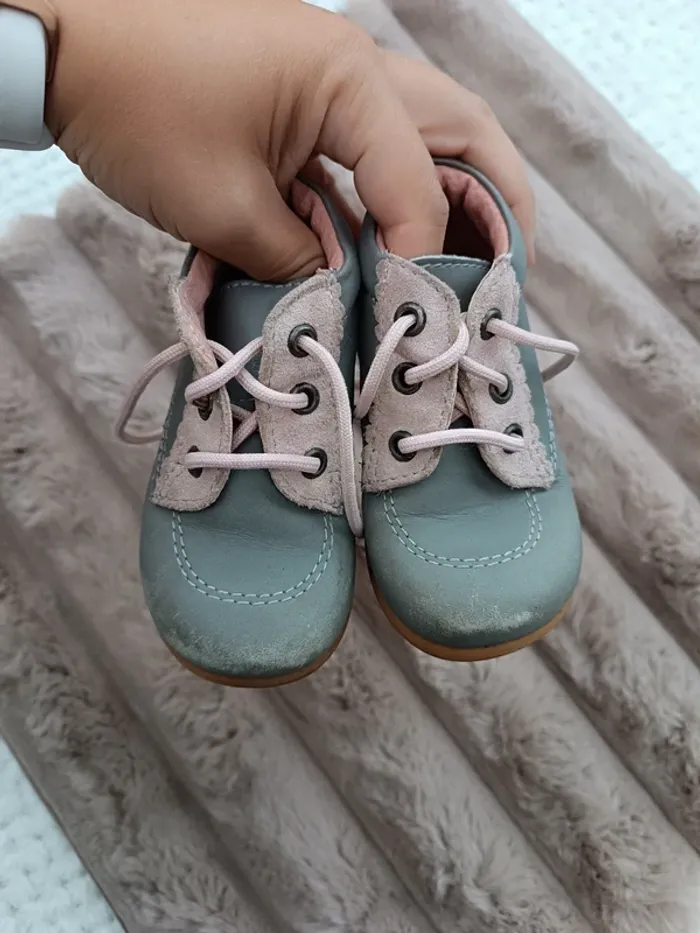 🔸 Première Chaussures de Marche Bottillons à Lacets 21 Gémo🔸 - photo numéro 2