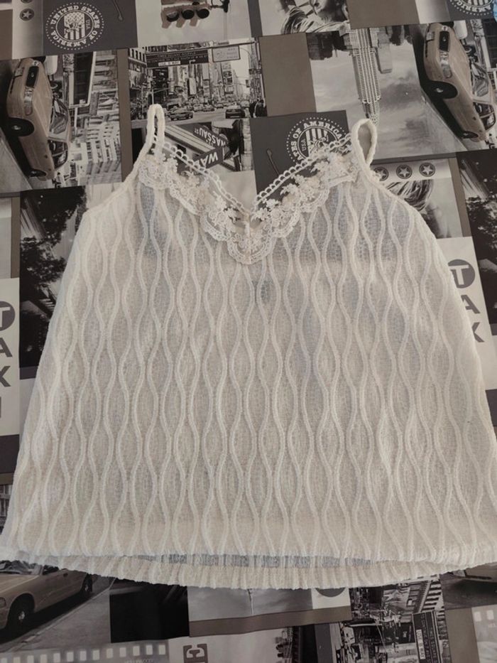 Débardeur dentelle