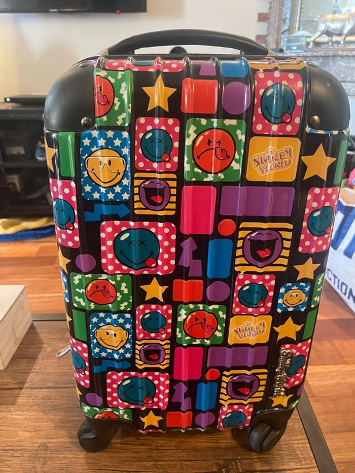 Valise cabine smiley world