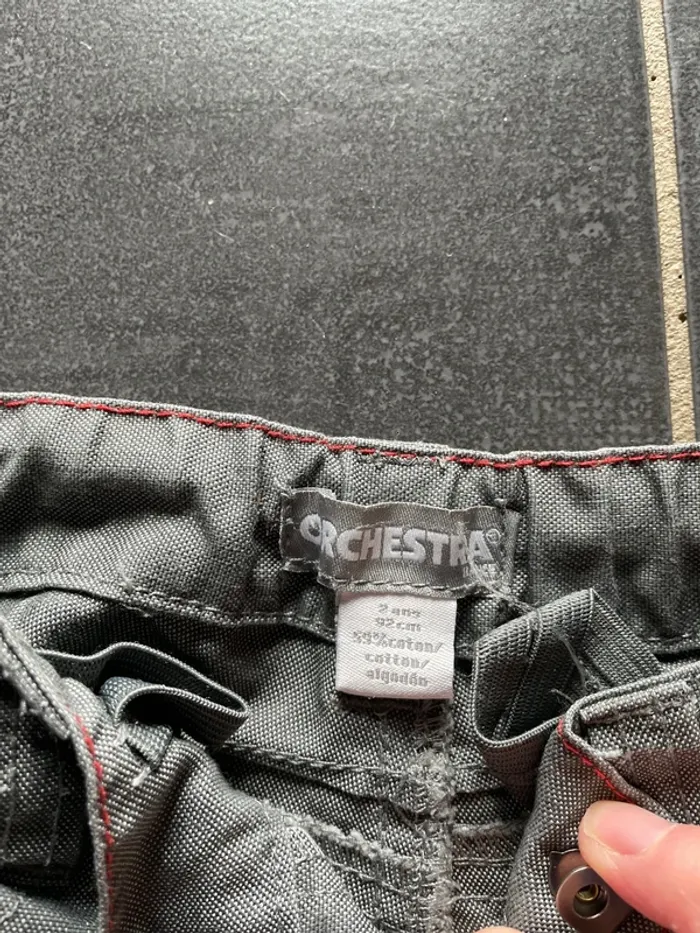 Lot 4 pantalons gris kaki beige bleu - photo numéro 11