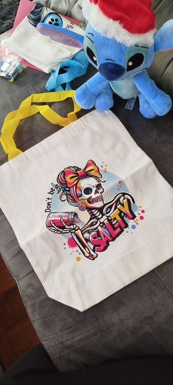 Sac fourre tout femme squelette