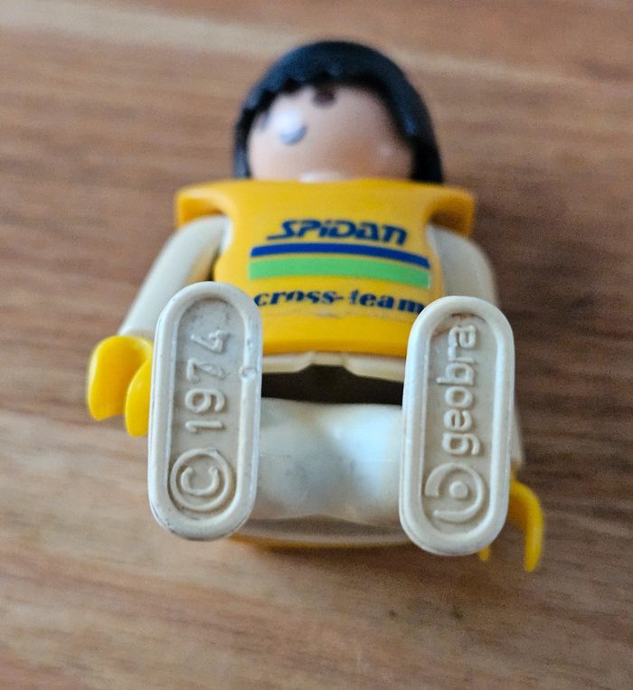 Playmobil 3301 Gebra motard Spidam Cross Team 1974 - photo numéro 3