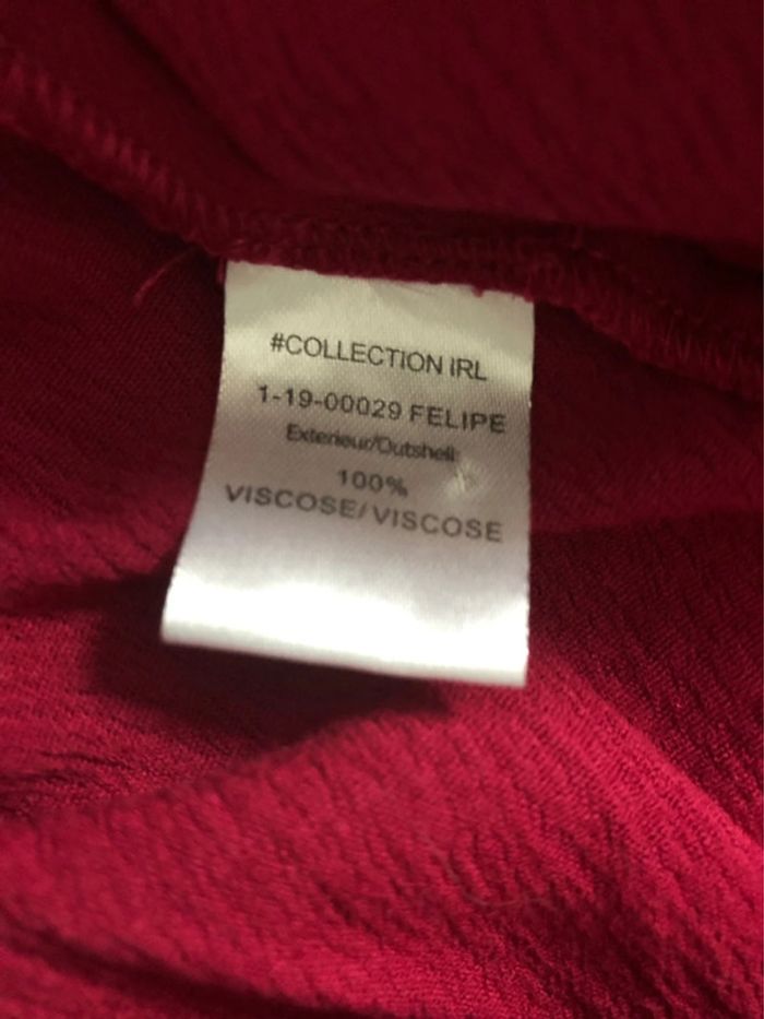 AN95- Cache-cœur bordeaux T 44 - photo numéro 9