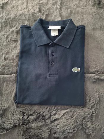 Polo Lacoste bleu marine – Taille M Hommes