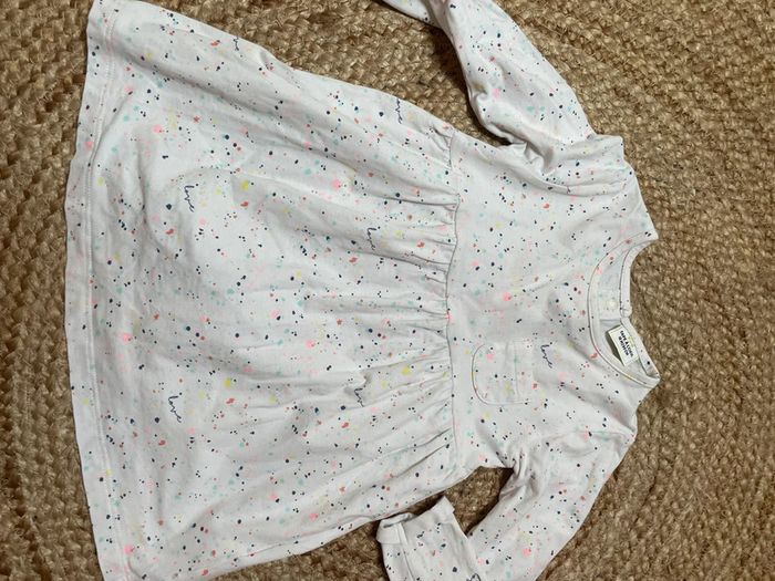Robe manche longue bébé fille