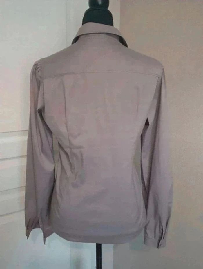 Chemise manches longues grise Esprit collection taille 36 - photo numéro 10