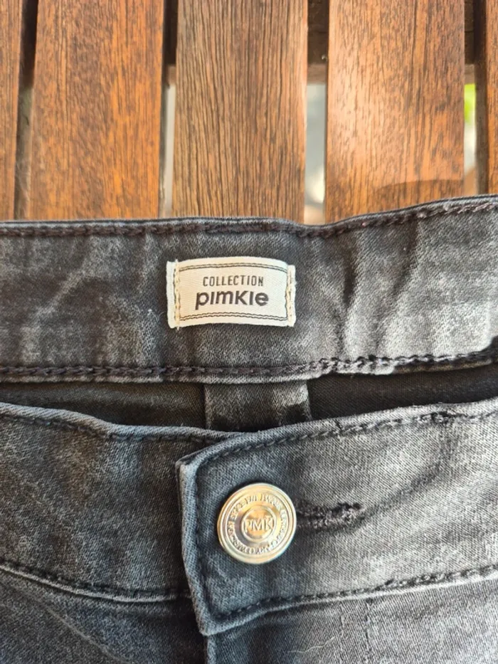 Jean noir troué skinny Pimkie T.42 - photo numéro 8