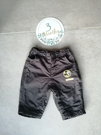 Pantalon coton léger 3 mois mickey