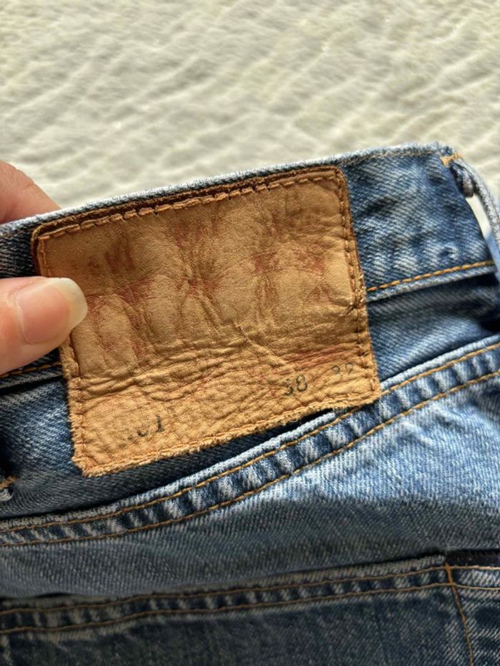 Jean Levi’s 501 bleu homme coupe relaxed droite ample taille W38 48 XL - photo numéro 2