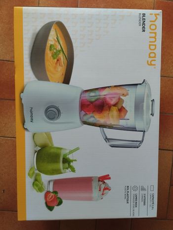 🍹 Blender HomDay 1,5L - NEUF (Sous Garantie + Facture)